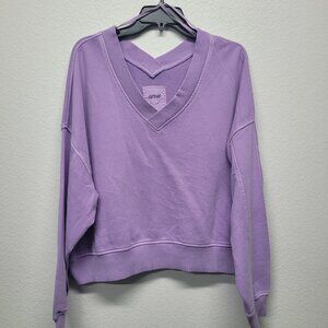 Aerie House Party Sweatershirt LAVENDER